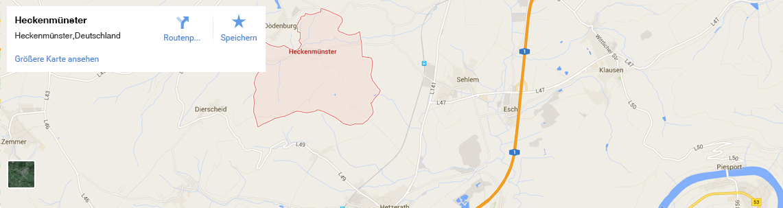 Map Heckenmünster